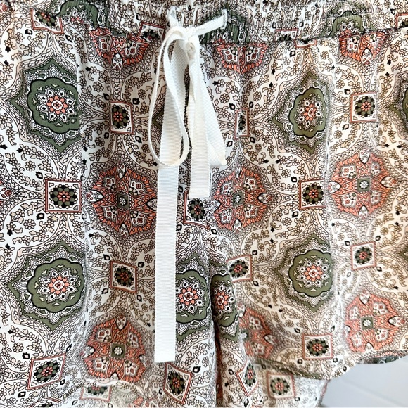 Joie Layana Tile Print Silk Tie Shorts Paisley - Picture 8 of 12